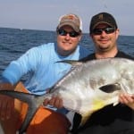 Permit fishing with orlando charter client
